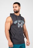 Gorilla Wear Chico Mouwloos T-shirt met Capuchon - Donkergrijs - S