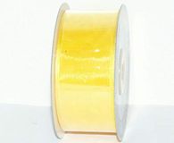 Tafelband Piovaccari Tafelband Organza, geel, 40 mm x 20 m