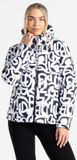 Dare2b Society Jacket Dames Black & White Graffiti