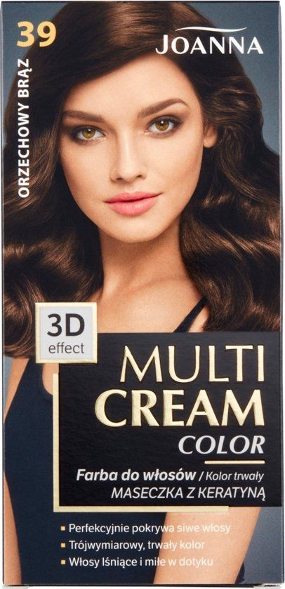 Joanna - Multi Cream Color Hair Dye 39 Walnut Brown