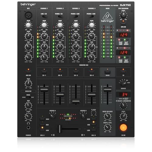 Behringer DJX750 Professionele 5-kanaals DJ-mixer