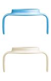 MAM Hold My Cup Day & Night, lichtgevende handgrepen, compatibel met MAM-mokken, antislip en ergonomisch, 4+ maanden, lichtblauw en neutraal