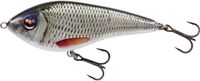 Westin Swim Glidebait Suspending 12cm 53g – Glidebait voor Snoek, Baars en Roofvis - Kleur : Real Roach