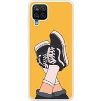 Samsung Galaxy A12 Sneakers Verstevigd hoesje met sublimatie bedrukking