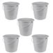 keeeper Emmers erik met metalen hengsel, 10 l, polypropyleen, 28,5 x 28,5 x 26 cm, grijs (Nordic Grey), 5 stuks