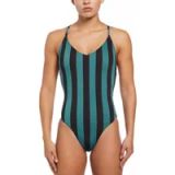 Nike 1-delig meisjes zwempak Statement Stripe