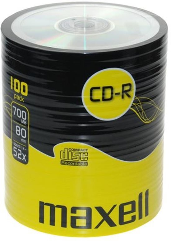 Maxell CD-R 80XL 52x 100 Pack 700 MB 100 stuk s