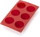 Lékué Bakvorm 6 Muffins - Siliconen - Rood