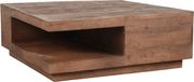 LABEL51 Square Salontafel - Bruin - Hout - 80 cm