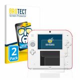 BROTECT - Protection d'écran pour Nintendo 2DS - Film protecteur transparent 2 Pièces