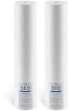 Vevor 2 X Vervangingspatroon voor Waterfilter 115x507mm Vervangingsfilter Sedimentfilter