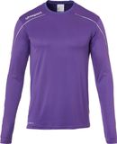 Uhlsport Stream 22 Voetbalshirt Lange Mouw Heren - Paars / Wit | Maat: L