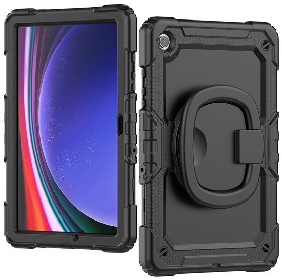 Mobilize Rotating Defender Case Zwart Samsung Galaxy Tab A9 Plus (2023)