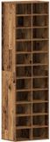vidaXL Schoenenkast oud hout 54x34x183 cm