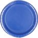 Haza-Witbaard Feest bordjes - set 40x stuks - blauw - dia 23 cm - Wegwerpborden - karton