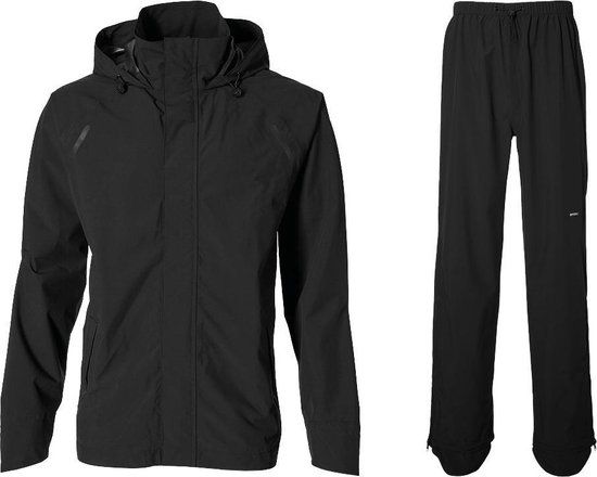 Basil Hoga Regenpak Unisex - Zwart - Maat L
