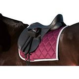 HKM Bella Schabrak, wijnrood, pony dressuur maat