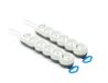 Garza Power stekkerdoos met 5 stopcontacten, met schakelaar, plat stopcontact, meervoudige stekker, 1,4 m, kinderbeveiliging, wit, designserie