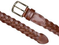 Levi's Ceinture en cuir tressé, marron, 100 hommes, Cognac.