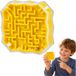 LeanToys Jeu de logique Labyrinthe avec balle jaune