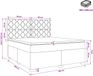 vidaXL Boxspringbed met matras Donkergrijs 180 x 200 cm Fluweel