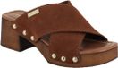 Les tropeziennes par M. Belarbi Dresco Leren sandalen met hak: Les Pipa Bruin