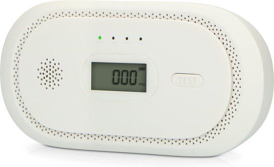 Alecto COA2650 Koolmonoxidemelder - 10 jaar sensor - Display - Wit