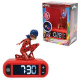 LEXIBOOK Miraculous Ladybug Cat Noir Nachtlampje wekker