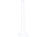 MSV Wc/toiletrolhouder reservoir - metaal - wit - 50 cm - Voor 5 rollen