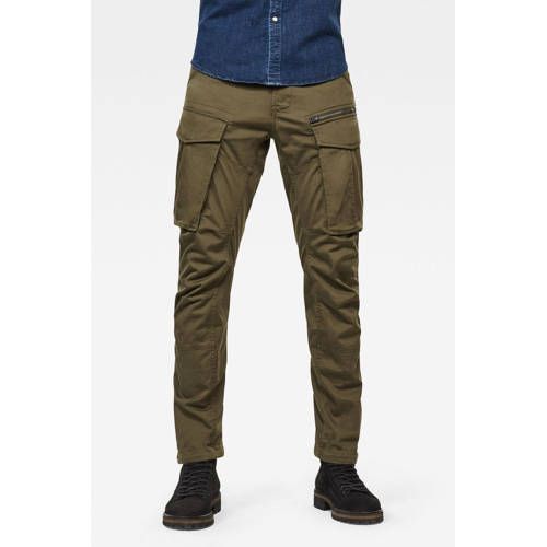 G-Star RAW Rovic Zip 3D Regular Fit Cargo Broek - Dark Bronze Green