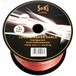 Luidsprekerkabel transparant 2x 4,00 mm² 100 m op plastic spoel