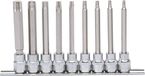 KS Tools 918.1550 3/8" CHROMEplus Bit-dopsleutelset Torx, lang, 9-dlg, T20-T60
