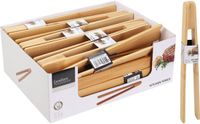 Excellent Houseware Serveertang bamboe 24cm