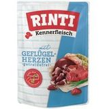 RINTI Kennerfleisch Gevogeltehartjes 10x400 g