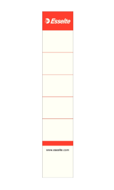 Esselte rugetiketten voor plastic ordners