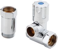 KIRCHHOFF Apparaat-Aansluitventiel - 3/4" - Met Egalisatie Voor Wandbevestiging - Kunststof - Chroom