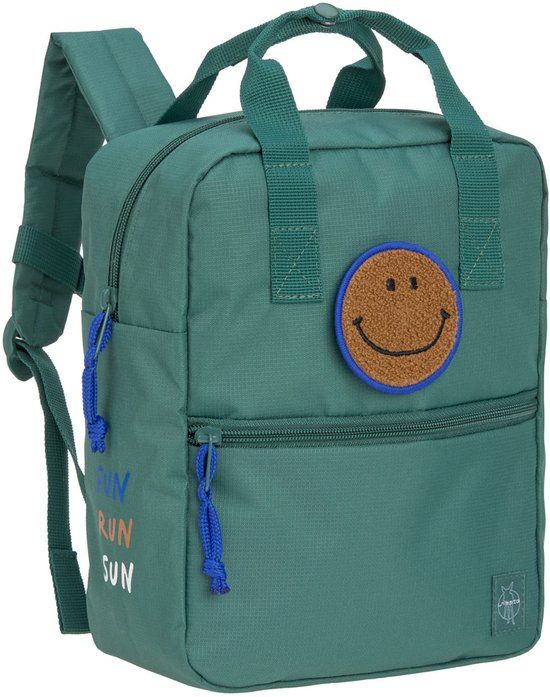 Lässig Little Gang Mini Backpack Square - Dark Green