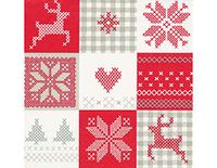 Servetten Winter Patch Servetten papier winter patch 33 x 33 cm. 20U