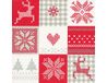 Servetten Winter Patch Servetten papier winter patch 33 x 33 cm. 20U