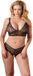 Cottelli Collection Zwart kanten lingerie setje XXXL