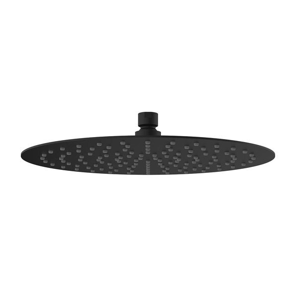 Wiesbaden Ufo luxe hoofddouche ultra plat 30 cm mat zwart 29.2818