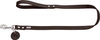 Hunter Looplijn Leder Donkerbruin - Hondenriem - 110x1.3 cm