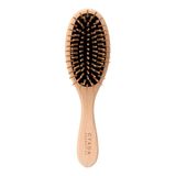 GYADA COSMETICS, Middelgrote ovale borstel, ideaal voor het ontwarren van lang en medium tot lang haar, stimulerend en masserend, breekt niet en geen stroom, versterkt de haarlamp, van beukenhout