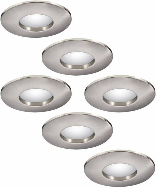 Philips Set van 6 stuks dimbare LED inbouwspots Vegas - 5 Watt - IP44