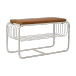 Scandi Living Banc/étagère à chaussures Nod 80x36x42 cm Beige