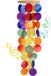 Windgong - Handgemaakte regenboog Capiz schelpen windgong in kuststijl decoratie voor binnen/buiten, tuindecoratie, geweldig cadeau voor vrouwen, liefhebbers van windgong en meer