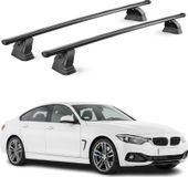 Aurilis Omac Stalen dakdragers voor BMW 4-serie Gran Coupé F36, modeljaren 2014-2020, draagvermogen 75 kg, 2-delig, zwart