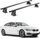 Aurilis Omac Stalen dakdragers voor BMW 4-serie Gran Coupé F36, modeljaren 2014-2020, draagvermogen 75 kg, 2-delig, zwart