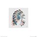 Zomer Thornton PPR48392 30 x 30 cm Tribal Headdress Frame, meerkleurig