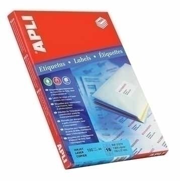 APLI Labels 105x70mm Wit